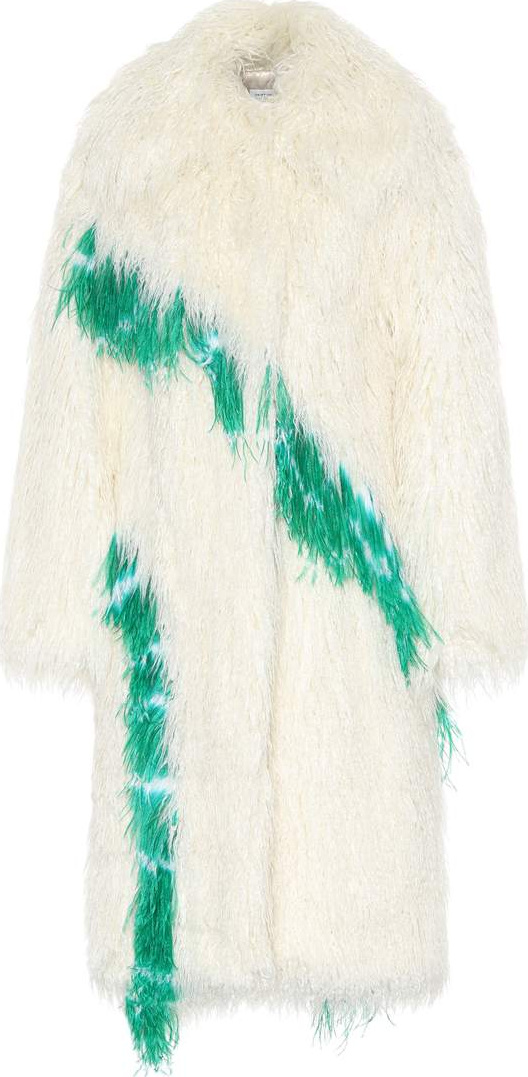 Dries Van Noten Ostrich-feather coat