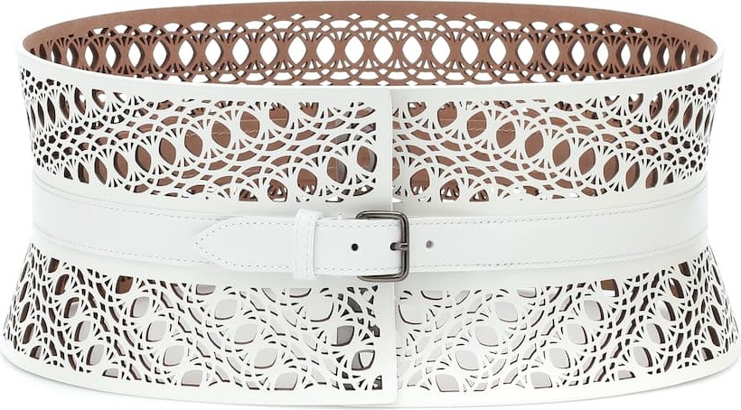 Alaïa Leather corset belt