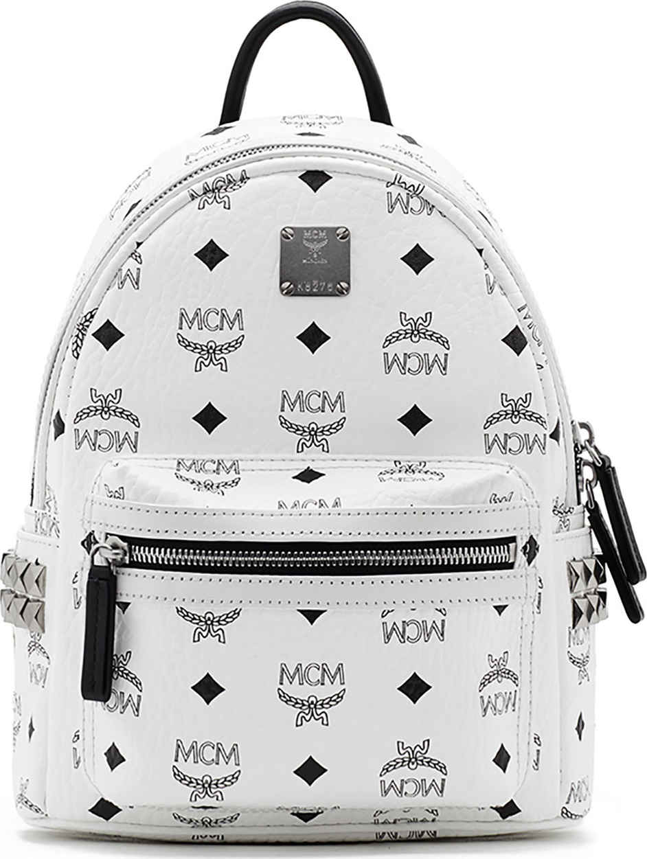 MCM Stark Visetos Small Side-Stud Backpack