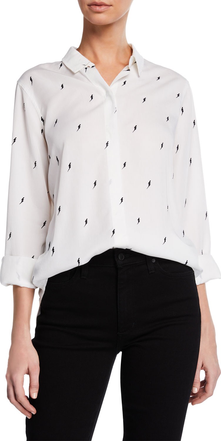 RAILS Taylor Long-Sleeve Patterned Button-Front Shirt
