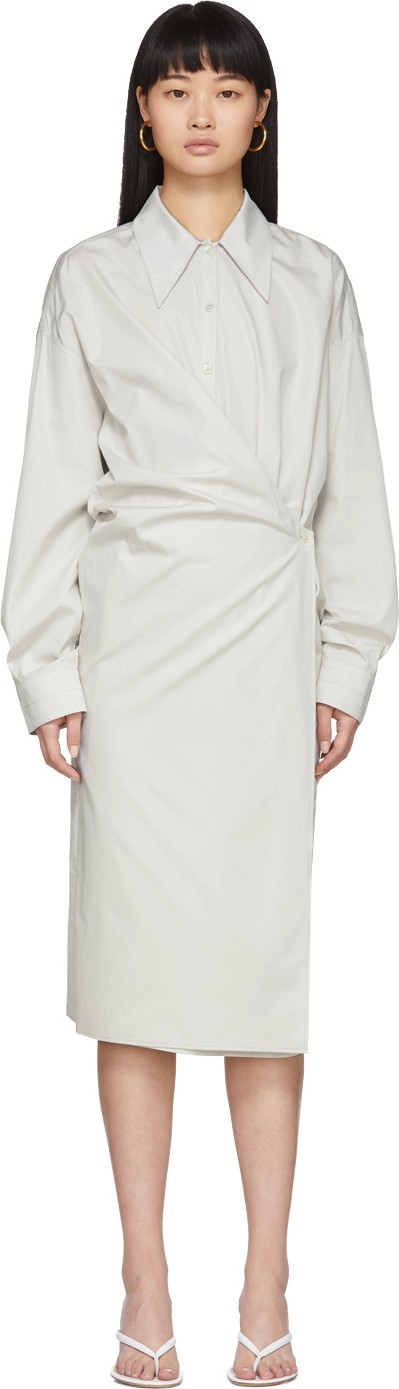 Lemaire Off-White New Twisted Dress