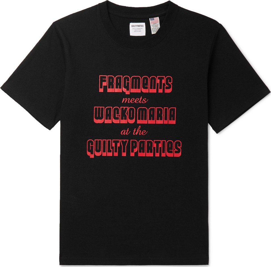 Wacko Maria + Fragment Printed Cotton-Jersey T-Shirt