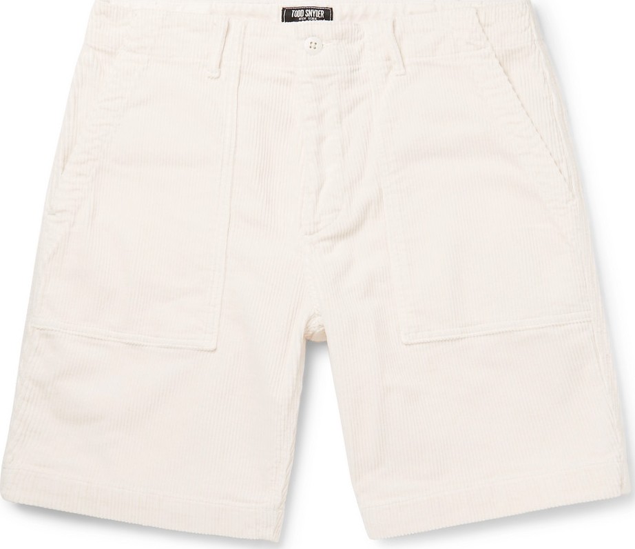 Todd Snyder Slim-Fit Stretch-Cotton Corduroy Shorts