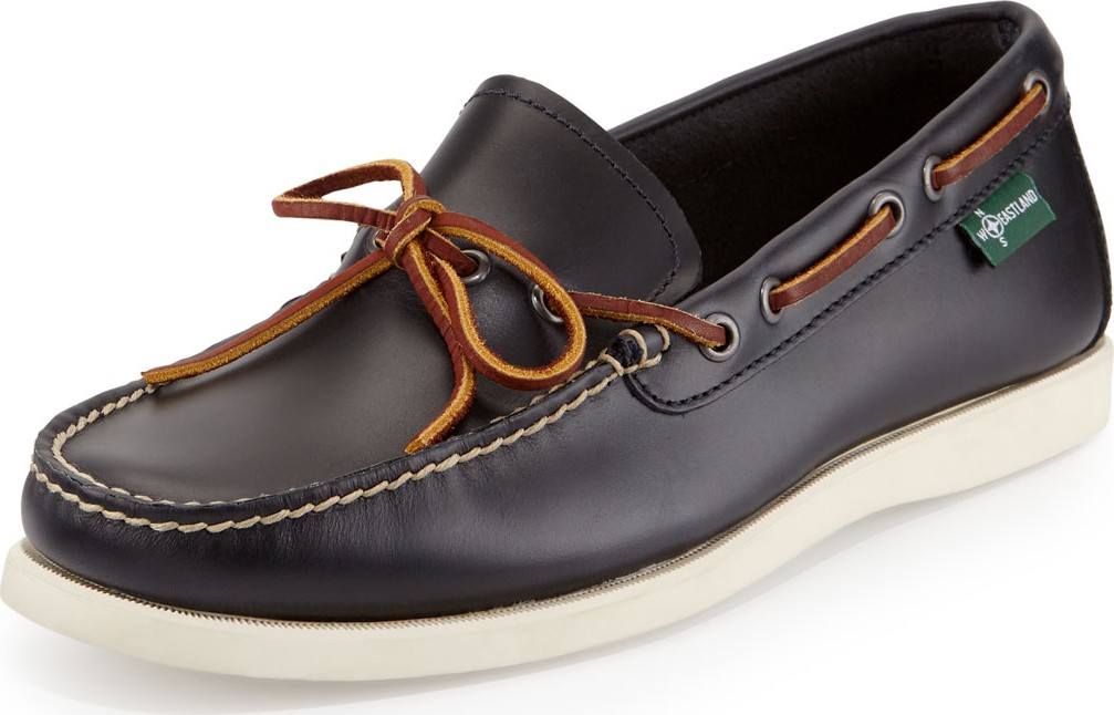 Eastland 1955 Edition Yarmouth 1955 One-Eye Camp Moc Slip-On Shoe, Navy