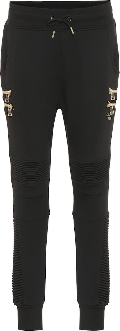 PUMA x Balmain high-rise skinny trackpants