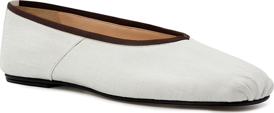 THE ROW Canvas Ballet Flats