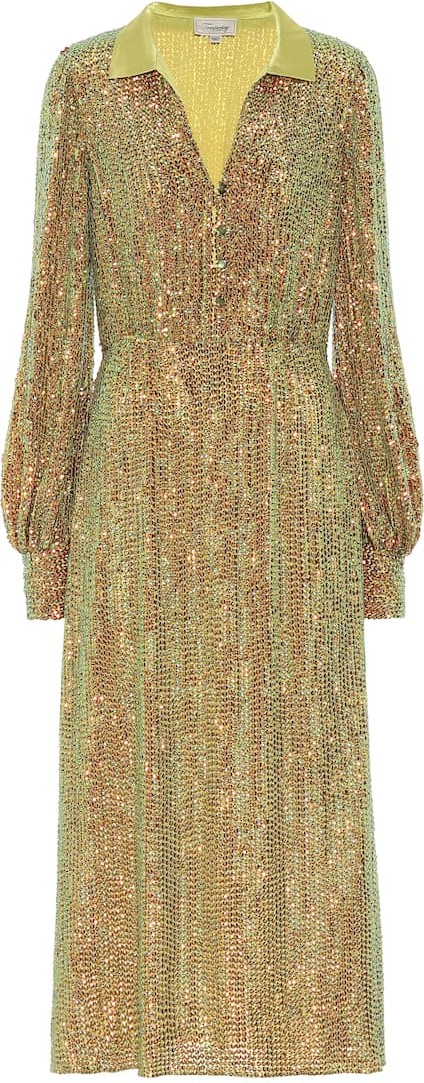 Temperley London Constellation sequined dress