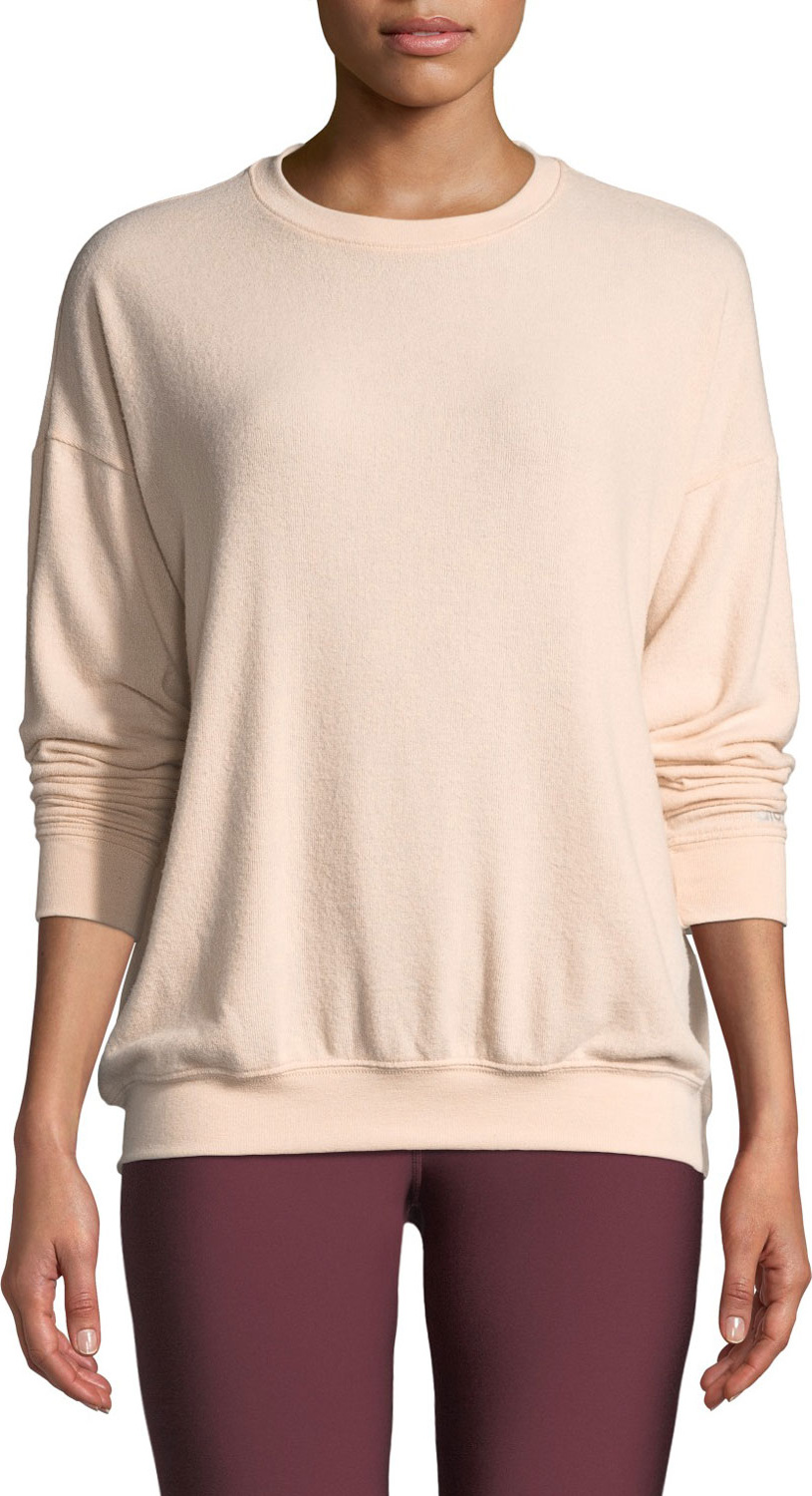 Alo Yoga Soho Crewneck Pullover Sweatshirt