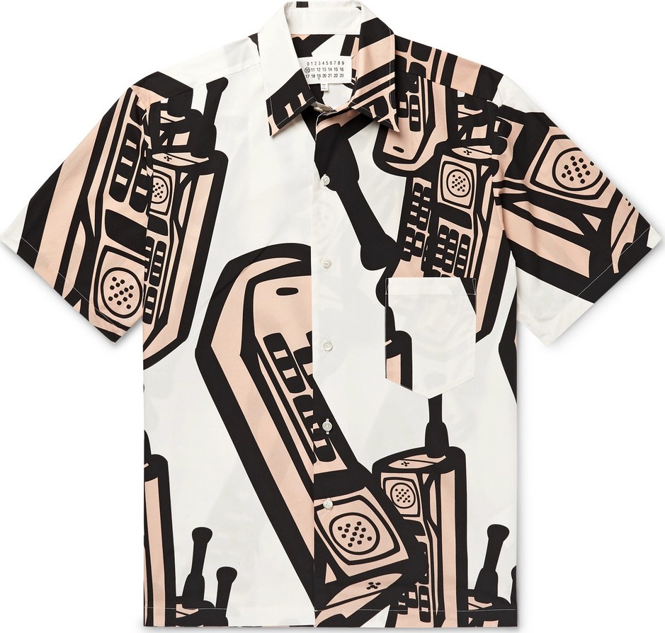 Maison Margiela Printed Cotton Shirt
