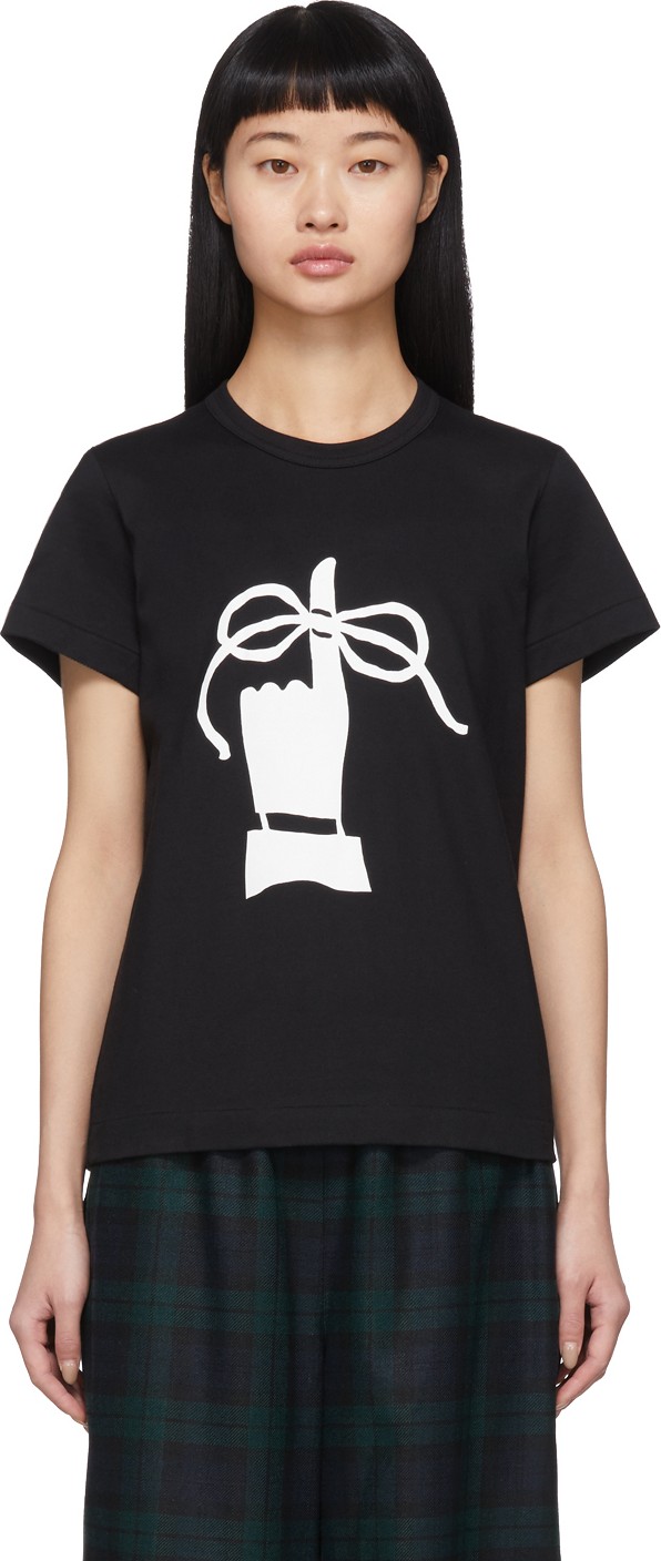 Tricot Comme des Garçons Black Knot Finger T-Shirt