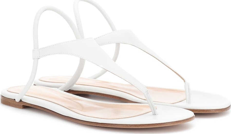 Gianvito Rossi Anya leather sandals