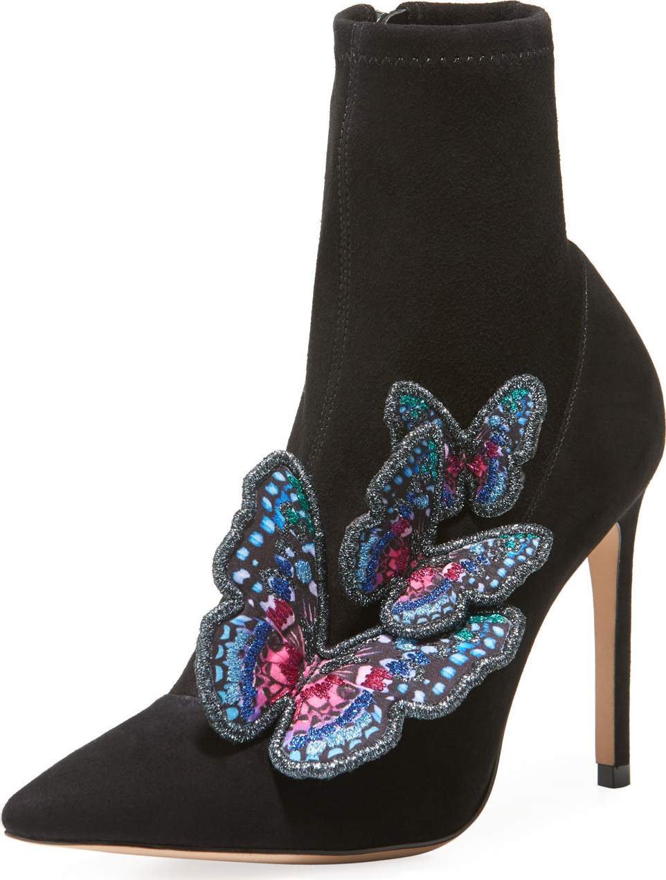 Sophia Webster Riva Ankle Boots with Butterflies