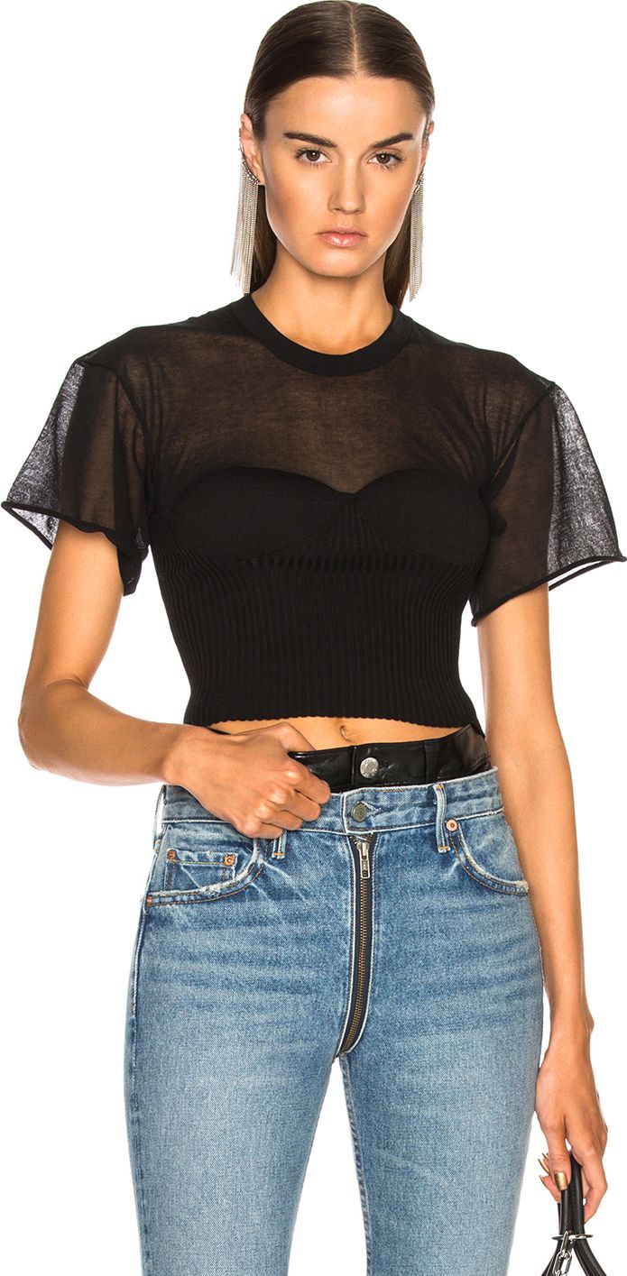 Alexander Wang Cropped Tee
