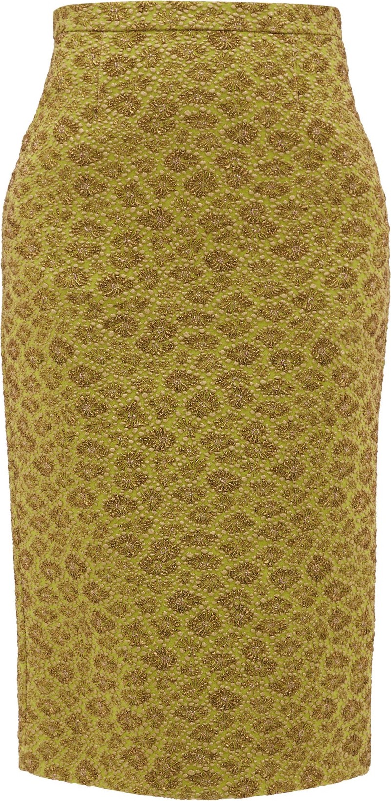 ROCHAS High-rise floral-cloqué midi skirt