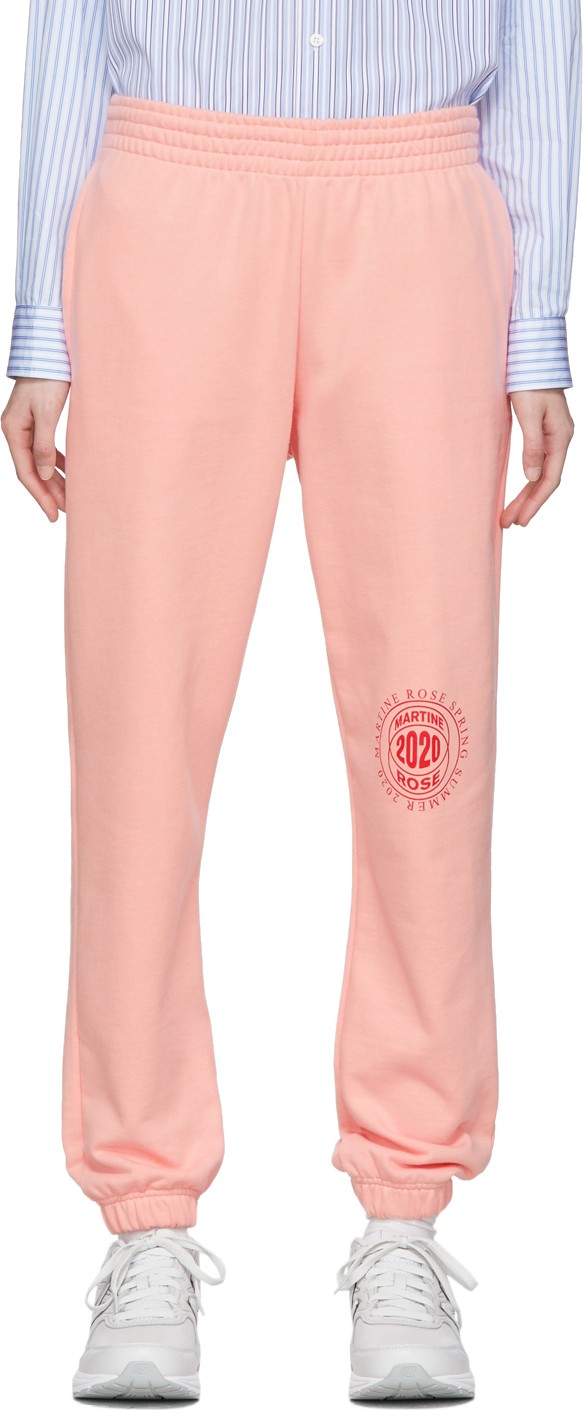 Martine Rose Pink Slim Track Pant