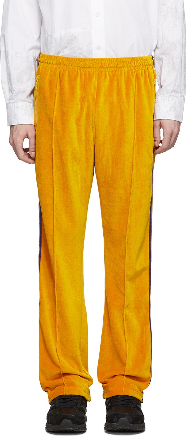 Needles Yellow Velour Lounge Pants