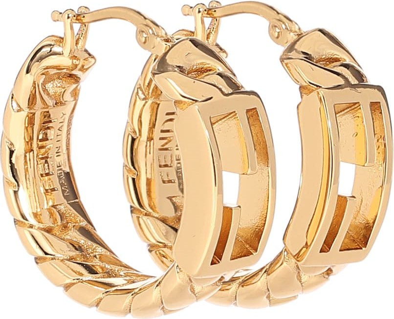 Fendi Baguette Medium hoop earrings Fendi Baguette Medium hoop earrings