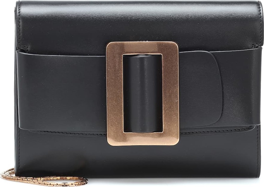 BOYY Buckle leather clutch