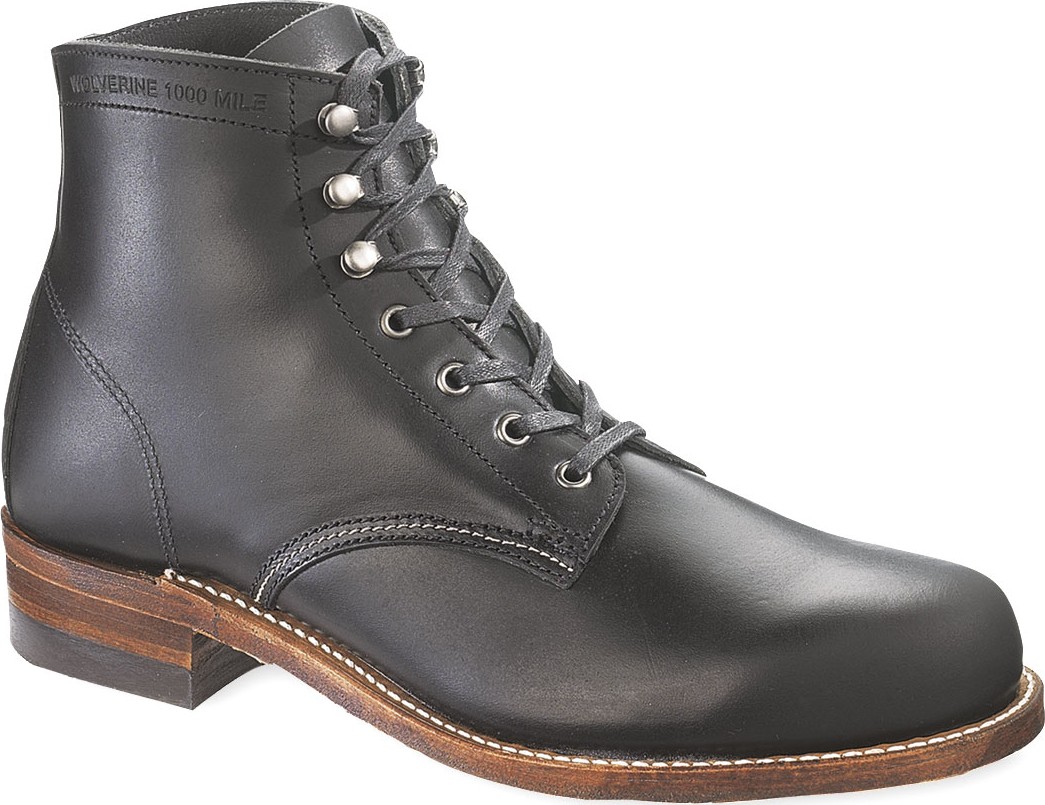 Wolverine 1000 Mile Boots, Black