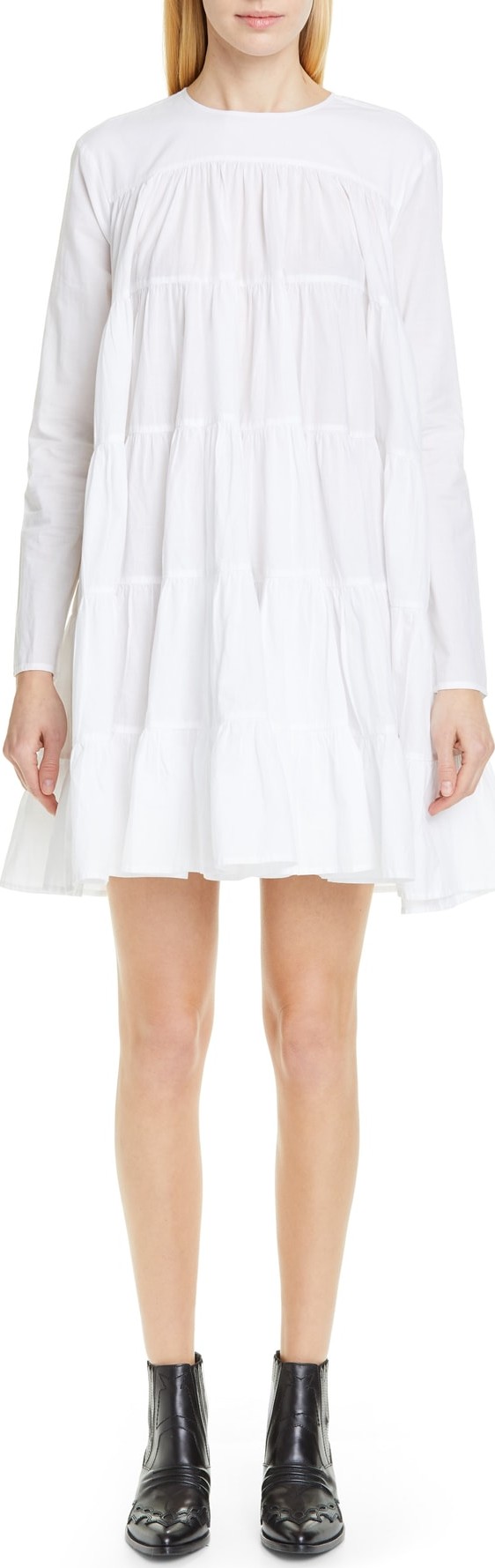 Merlette Soliman Tiered Minidress