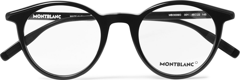Montblanc Round-Frame Acetate Optical Glasses