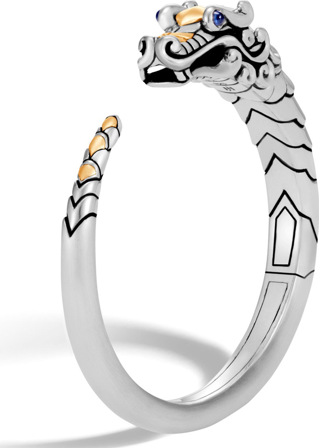 John Hardy Legends Naga 18K Gold & Silver Small Kick Cuff Bracelet