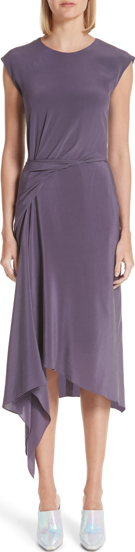 Sies Marjan Anita Gathered Waist Silk Dress