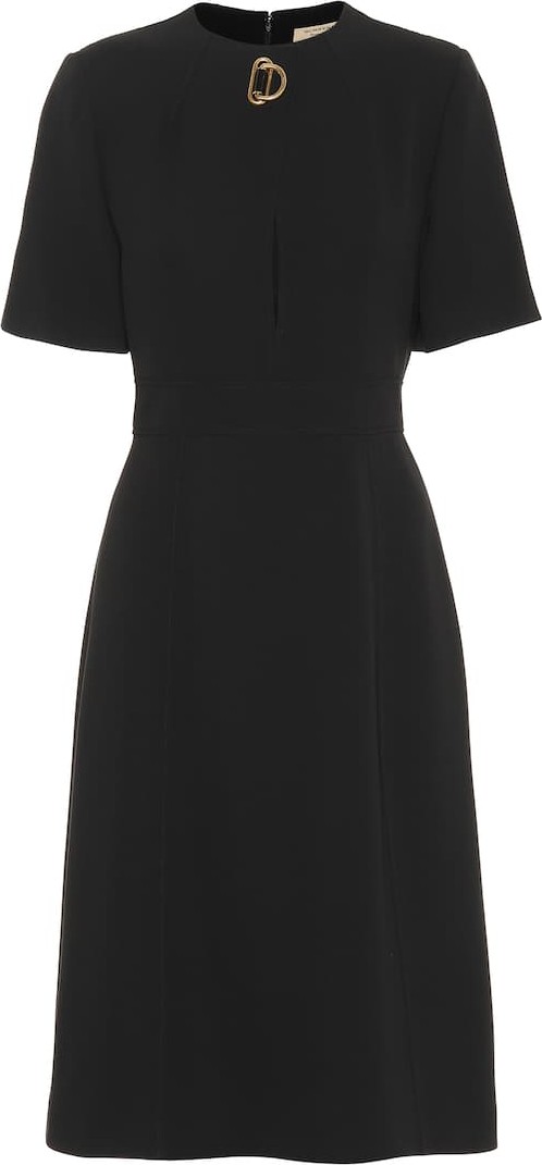 Burberry London England Silk and wool crêpe dress
