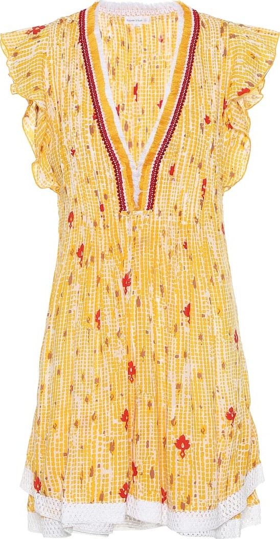 Poupette St Barth Sasha lace-trimmed minidress