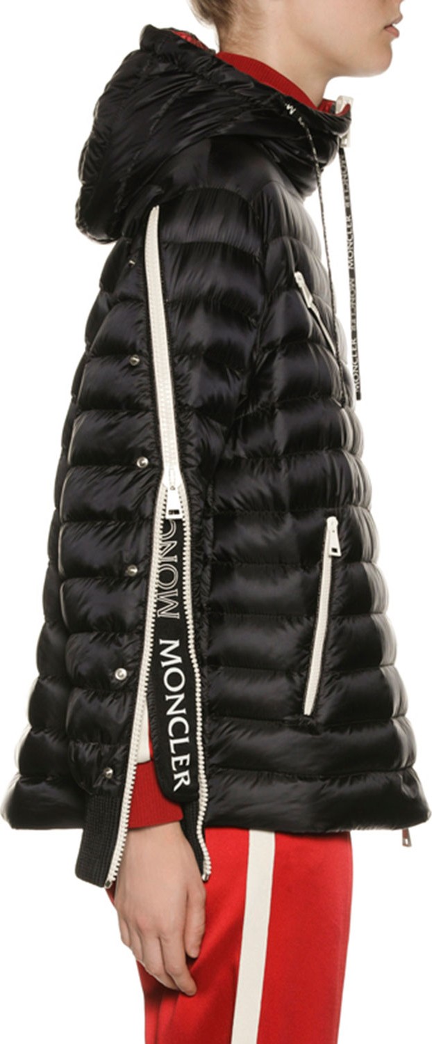 Moncler Stockholm Zip-Sleeve Puffer Jacket