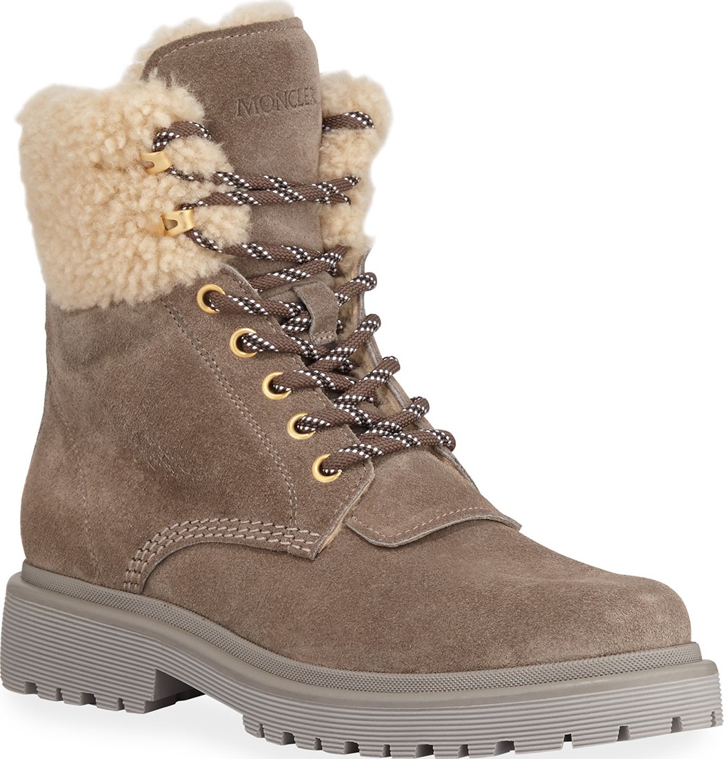 Moncler Patty Scarpa Suede Boots