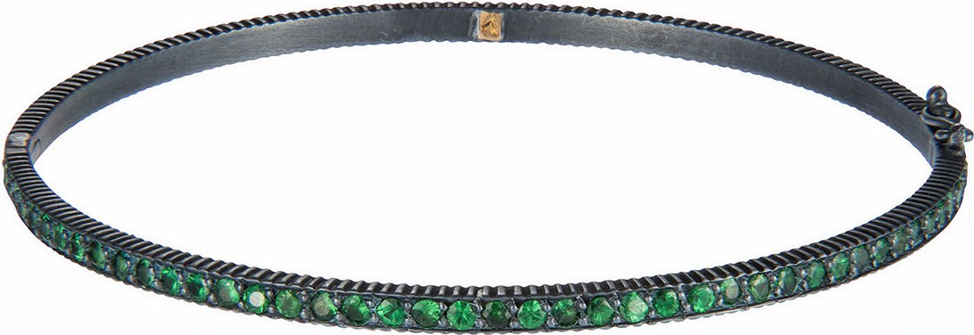 Yossi Harari Lilah Gilver Tsavorite Bangle