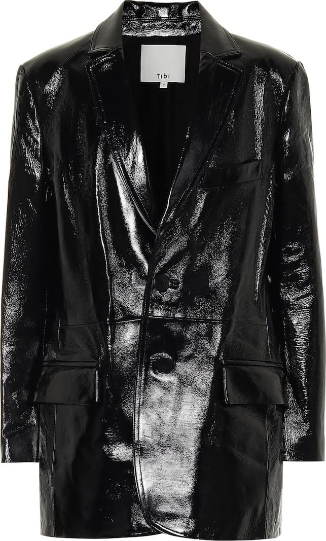 Tibi Leather blazer