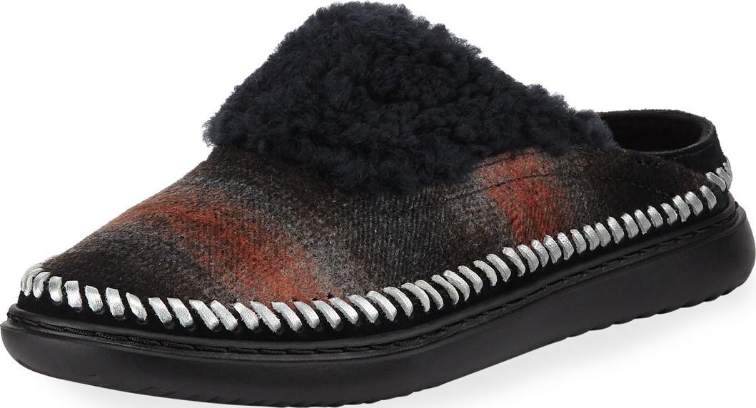 Cole Haan 2.ZeroGrand Convertible Plaid Slipper Mules