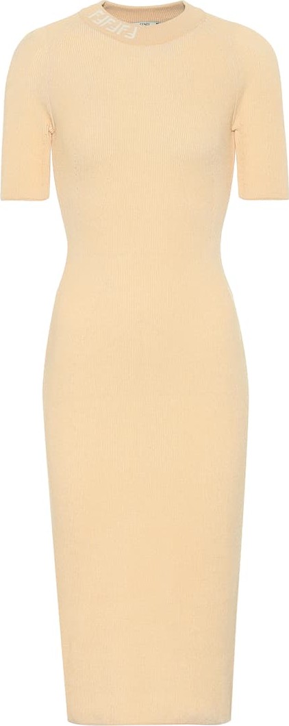 Fendi Jersey midi dress