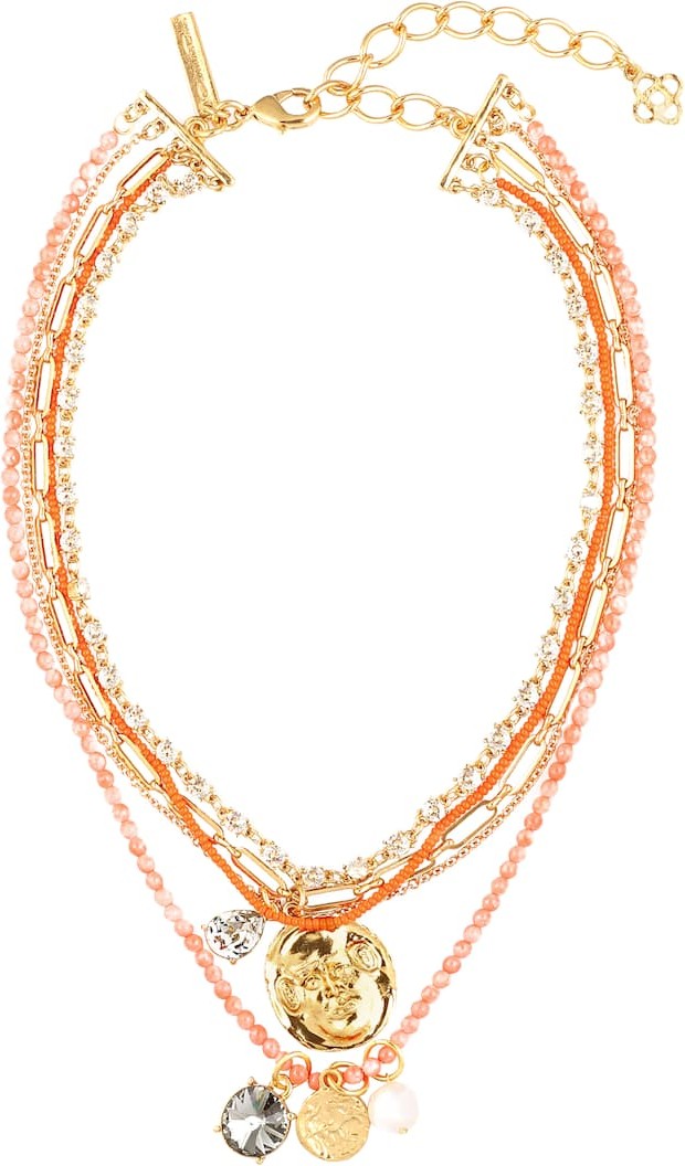 Oscar De La Renta Embellished necklace