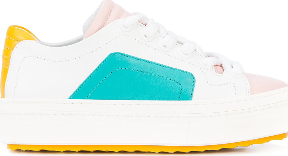 Pierre Hardy colourblock lace-up sneakers