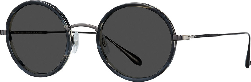 GARRETT LEIGHT Playa Round Mirrored Sunglasses