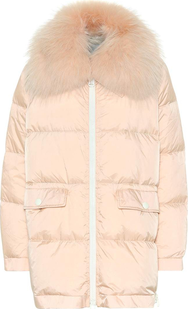 Army By Yves Salomon Fur-trimmed puffer coat