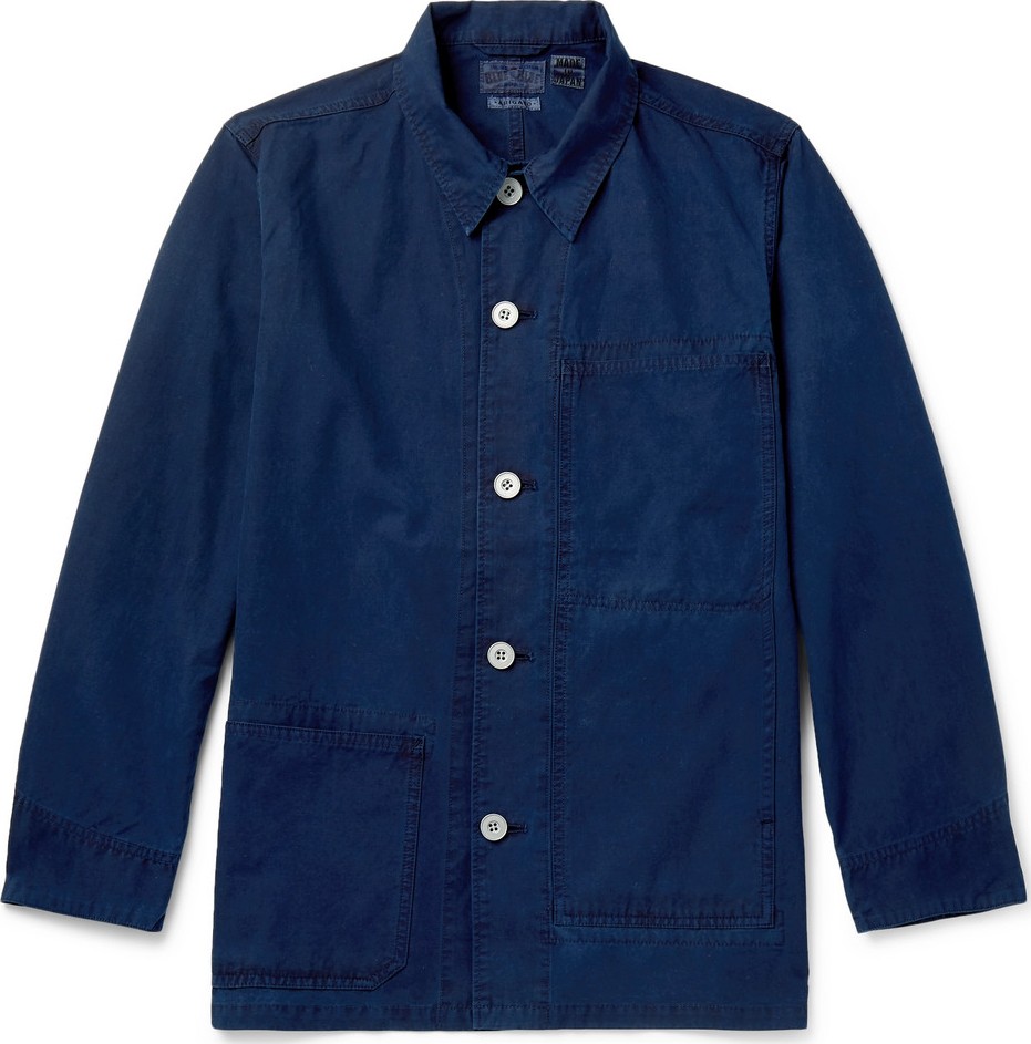 Blue Blue Japan Indigo-Dyed Cotton Chore Jacket