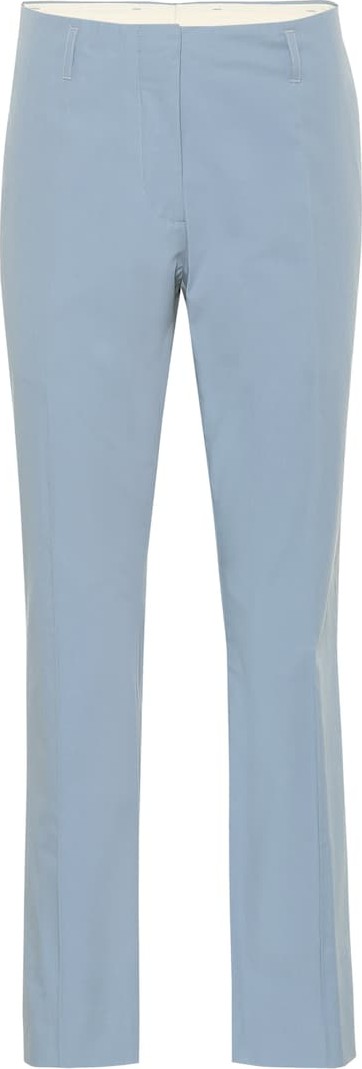 Dries Van Noten High-rise straight cotton pants