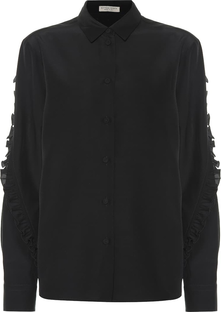 Bottega Veneta Ruffled silk shirt