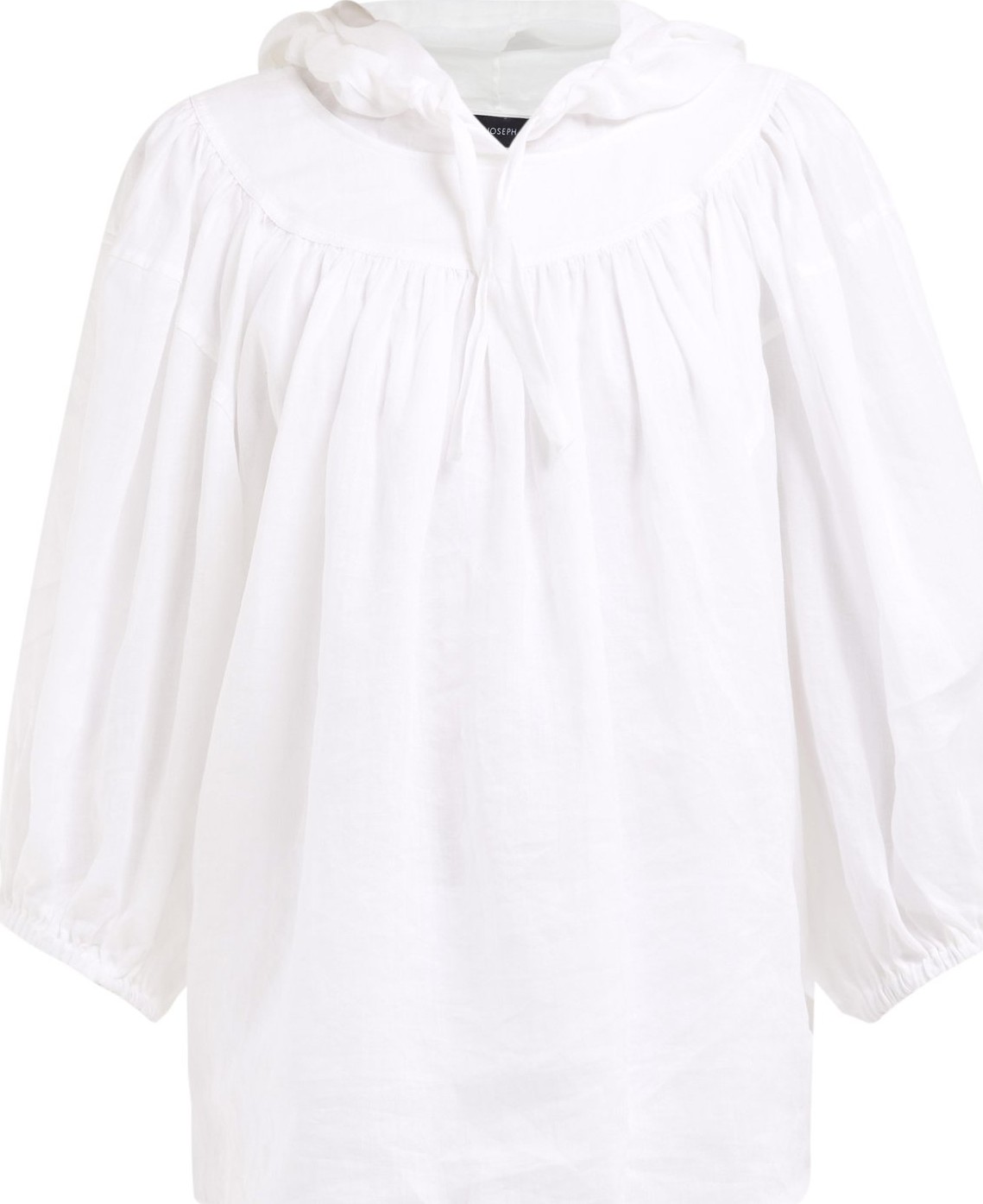 Joseph Tenly hooded voile blouse