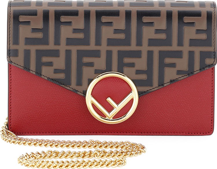 Fendi Touch Of FF Cruise Wallet Crossbody Bag