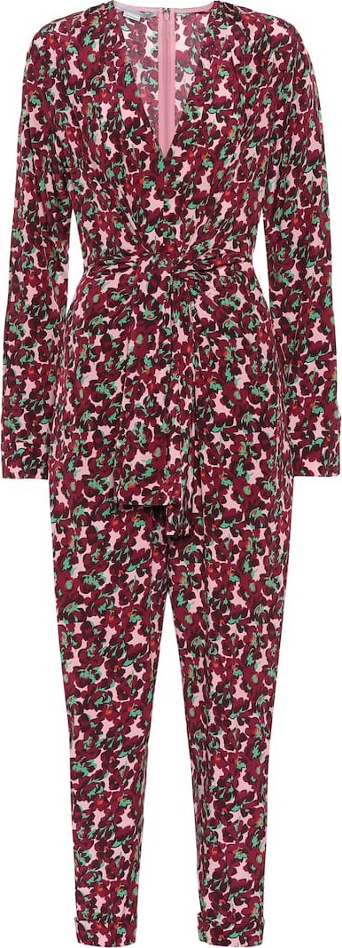 Stella McCartney Floral silk jumpsuit