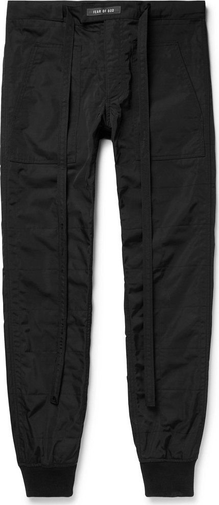 Fear of God Tapered Belted Quilted Nylon Trousers