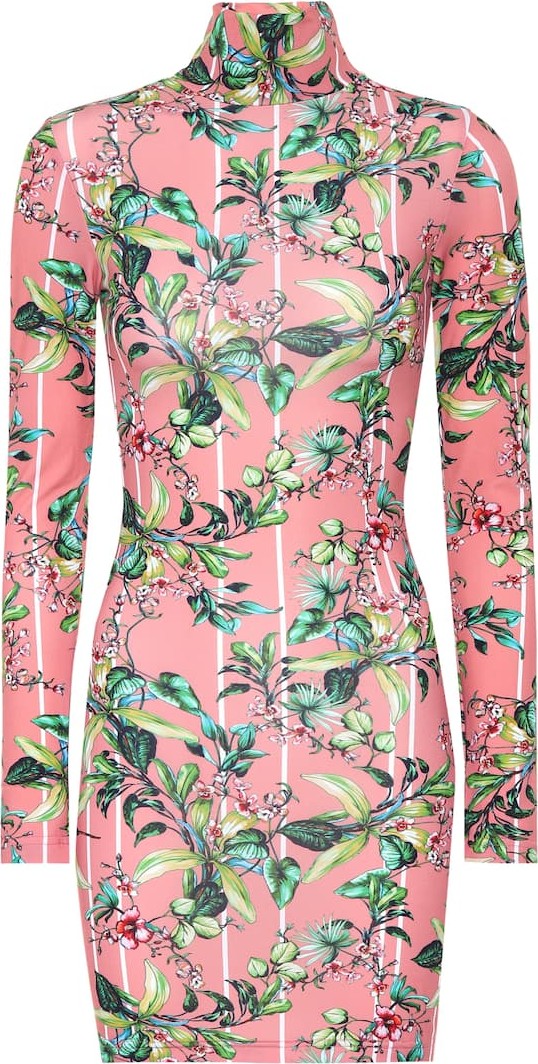 Vetements Floral printed minidress