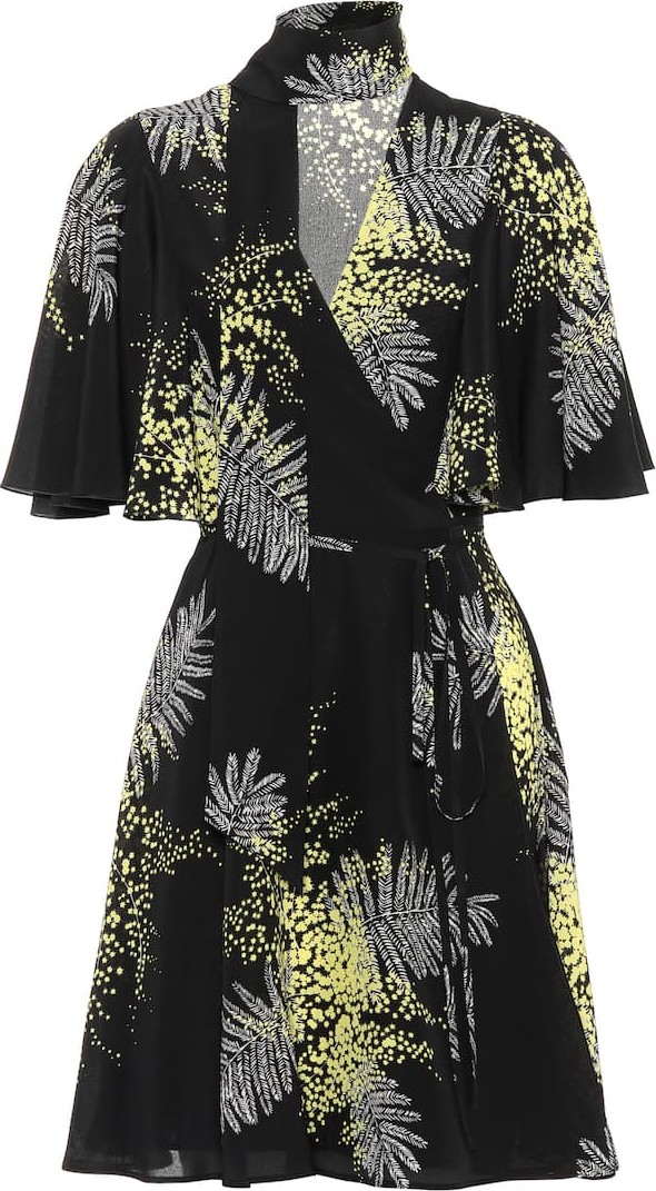 Valentino Printed silk dress