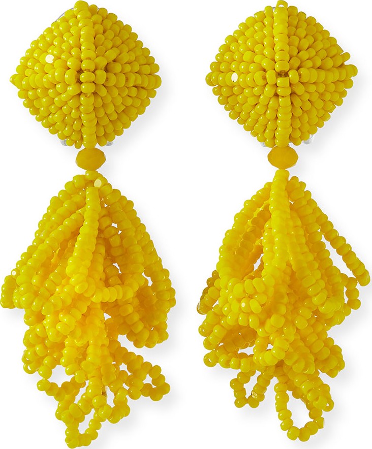 Sachin & Babi Mini Lulu Seed Bead Clip-On Earrings