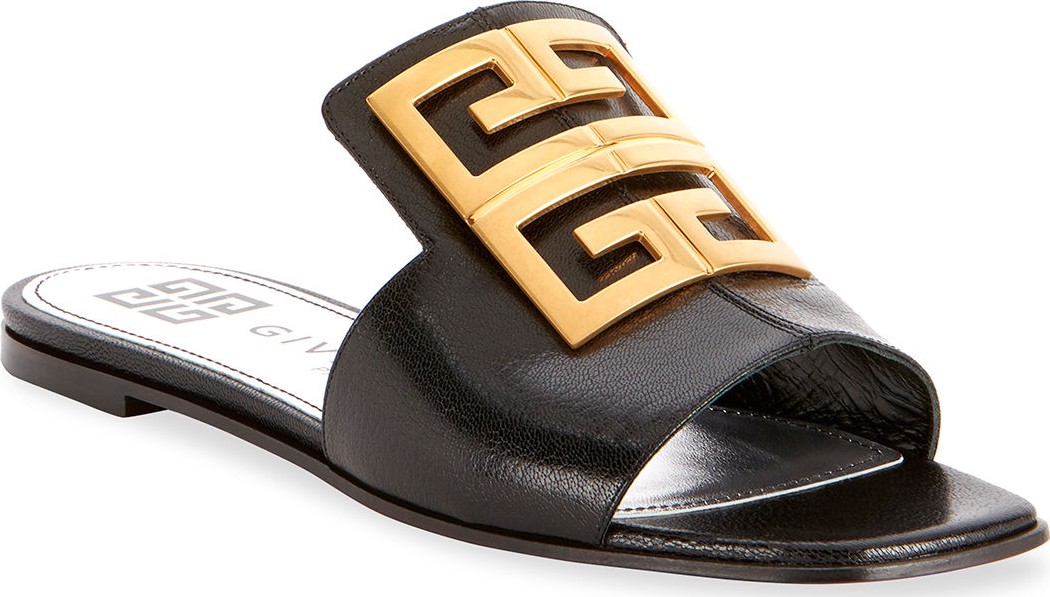 Givenchy 4G Flat Slide Mules